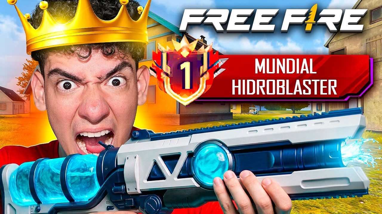 SERE EL TOP 1 DEL MUNDO CON LA NUEVA HIDROBLASTER en FREE FIRE !! - TheDonato