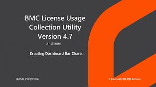 BMC License Usage Collection Utility 4 7 and later - Creating Dashboard Bar Charts