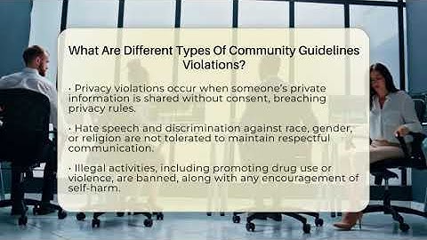 What Are Different Types Of Community Guidelines Violations? - Everyday-Networking