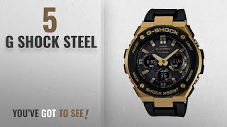 Top 10 G Shock Steel [2018]: Casio G-shock Analog-Digital Black Dial Men's Watch-GST-S100G-1ADR