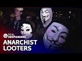 Rioters Backed By Hacker Group Anonymous Descend On London | Caught On Camera | Real Responders