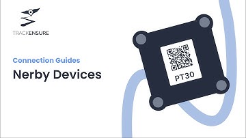 First time PT-30/40 BT Connection. Way#2: Using Nearby Devices menu
