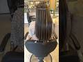 Light Ash blonde highlights with natural base | haircut | blowout #best #hair