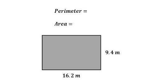 Perimeter and Area of a Rectangle with Decimals