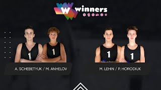 Winners Beach Volleyball. Men. A. Schebetyuk / M. Anhelov - M. Lehin / P. Horodiuk 26.04.2024