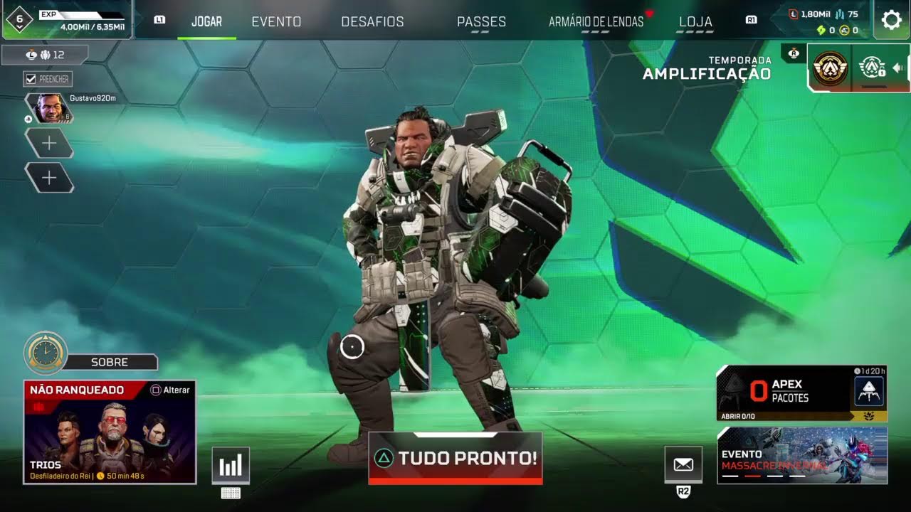 APEX Legends PlayStation 4  LiVE ou início