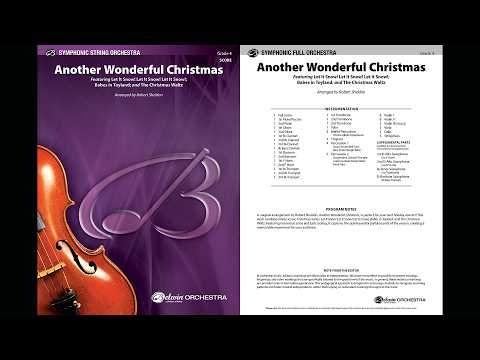 Another Wonderful Christmas, arr. Robert Sheldon – Score & Sound