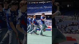 明治安田J1百年構想リーグ 地域リーグラウンド 第6節横浜F・マリノス対ジェフユナイテッド千葉戦でのパフォーマンスの様子を少しだけ👀💙#fmarinos #jleaquepr #aoen