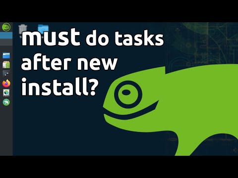 5 Things You MUST DO After Installing OpenSUSE