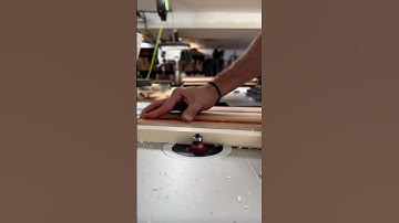 Rounding over the edges of this charcuterie board on the router table! #woodworking #charcuterie