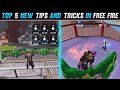 TOP 5 NEW SECRET TRICKS IN FREE FIRE | UNLIMITED GLOO WALL TRICK | FREE FIRE TIPS AND TRICKS