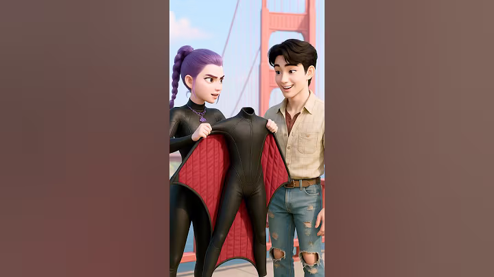 🏍️🚲 RUMI Makes a Flying Suit for Poor JINU - The Terrifying Jump #shorts #kpop #rumi #demonhunters