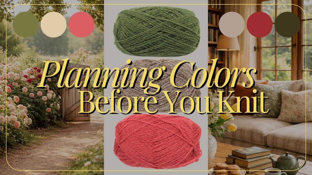 Как выбрать цвета пряжи с помощью мудборда | Планирование цветовой гаммы для вязальщиц