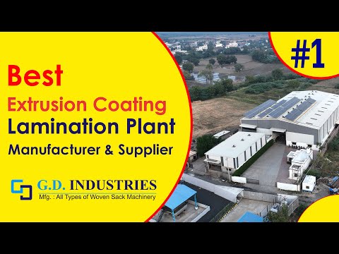 Best Extrusion Coating Lamination Plant | Extrusion Coating Lines Manufacturers #gdindustriesindia