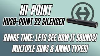 Hush Point 22 Silencer At The Range, Lets See How It Sounds!