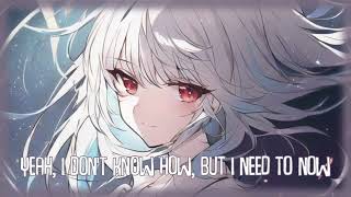 「Nightcore」SOS (Avicii \& ft. Aloe Blacc) Lyrics