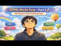 HTML Made Easy – Part 5 🚀 | Attributes, Formatting &amp; Tags
