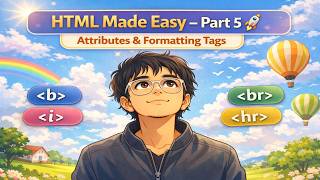 HTML Made Easy – Part 5 🚀 | Attributes, Formatting & Tags