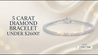 Information 14K White Gold Lab Grown Diamond Bracelet 5.00 ctw (G, VS1) Update