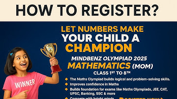Registeration open  for Math Olympiad 2025 Without School " #Olympiad2025