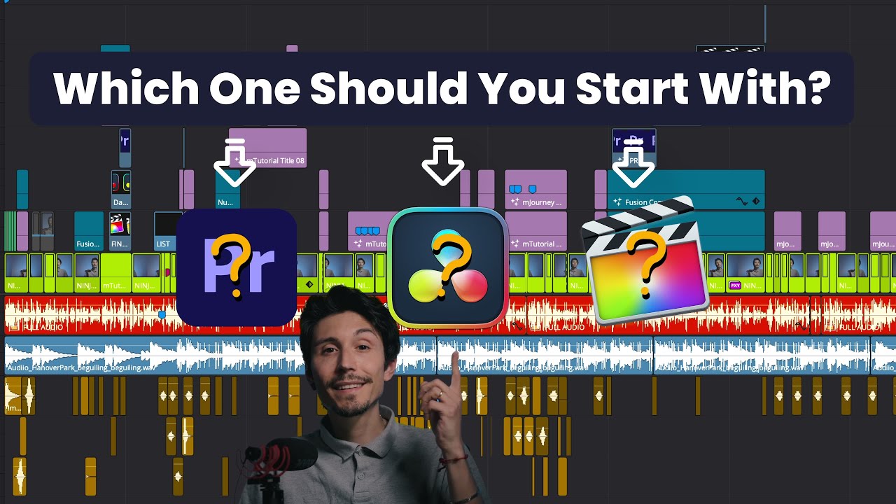 Premiere Pro, DaVinci Resolve, Final Cut, Which Video Editing Software to Learn First?