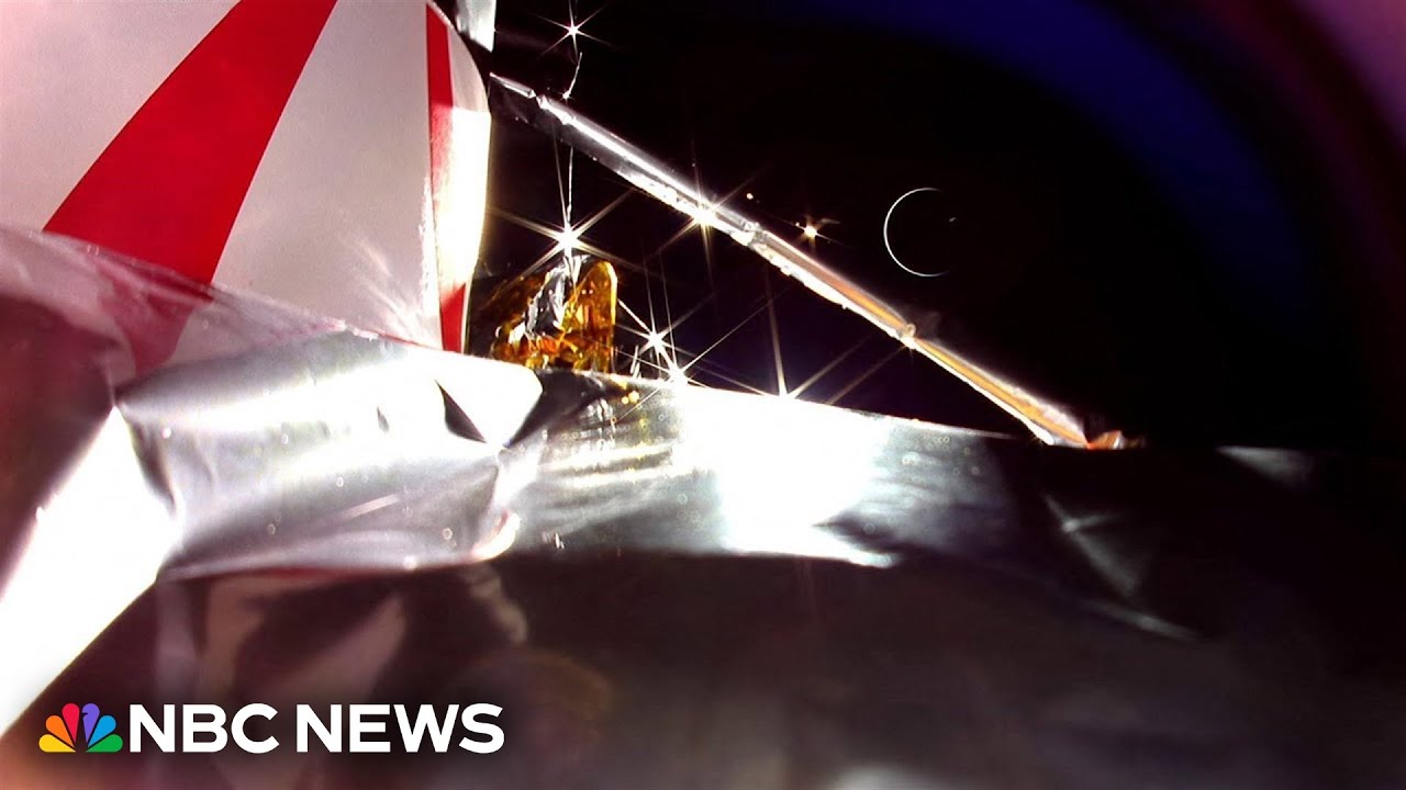 See doomed Peregrine lunar lander firing thrusters on its way to re-entry