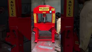 Manual hydraulic press machine