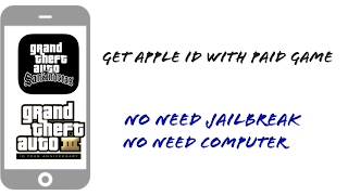 How to download paid game from appstore (APPLE ID FOR GTA SAN ANDREAS GTA 3 & GTA VICECITY) 2017 screenshot 3