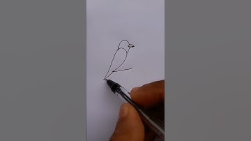 how to draw crow from number 2#shorts