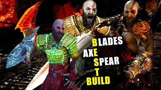 Axe - Blades - Spear 😲 Best Build | God Of War Ragnarok
