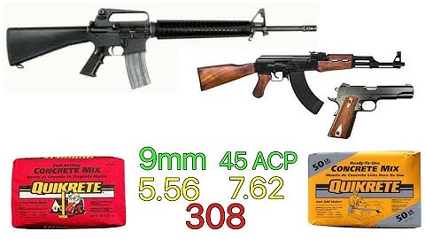 How Bulletproof Is Concrete ? Sunny Mane