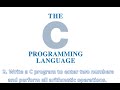 Write a C program to enter two numbers and perform all arithmetic operations|| C Basic || C in Hindi