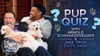 Pup Quiz with Arnold Schwarzenegger in Partnership with State Farm | The Tonight Show