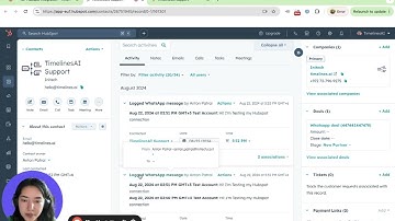 How to automatically sync all WhatsApp messages from multiple numbers to HubSpot