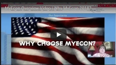 MyEcon Overview Video | Why MyEcon 2018?