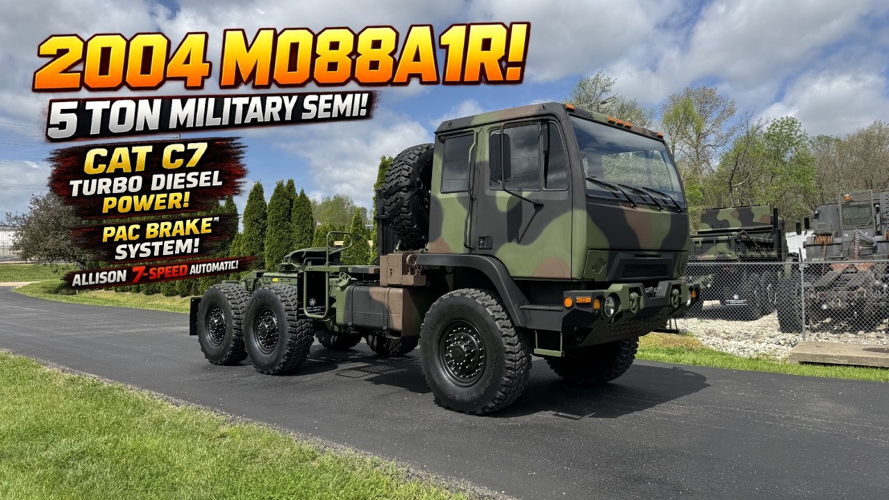 The Ultimate Off-Road Hauler? 2004 M1088A1R 5-Ton Military Semi