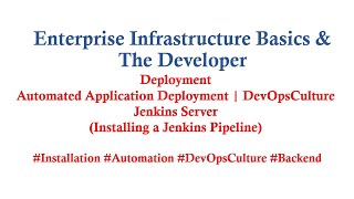 Automated (Modern) Application Deployment - Jenkins Server, Pt 2.