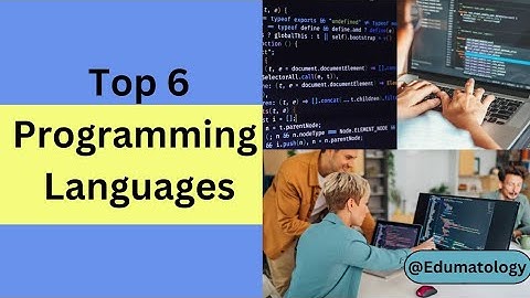 Top 6 programming languages | Javascript | Python