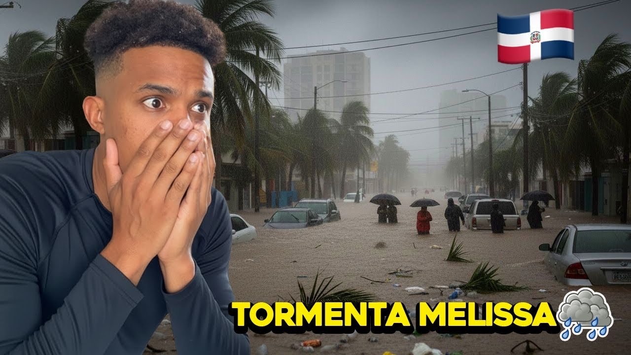 Las Calles estan inundadas en Santo Domingo | Tormenta Melissa 