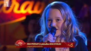 Mia Pernat in Ana Stolec - Uspavanka za Evo (Slovenski pozdrav, 17. marec 2017) chords