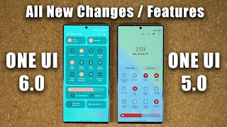 Samsung One UI 6.0 vs One UI 5.1 (5.0)  50+ Changes, New Features and Hidden Features!