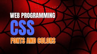 19 - CSS Fonts and Colors Profile