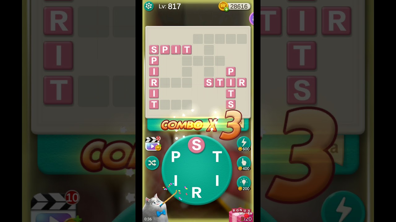 WORD VILLAS LEVEL 817 ANSWERS YouTube