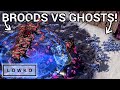 StarCraft 2: MASS Brood Lords vs Ghosts! (Elazer vs Clem)