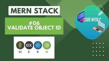 How to Build MERN Stack Todo App (MongoDB, Express, React, Node.js) #6 - Validate Object ID