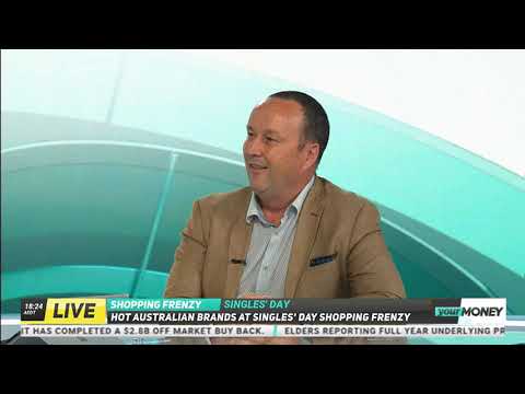 Brian Walker on Your Money discussing Singles Day, Click Frenzy and online sales channels