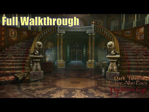 Let's Play - Dark Tales 2 - Edgar Allen Poe's The Black Cat - Full Walkthrough