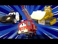 Kids Police FireTruck &amp; Bulldozer Cartoon - The Car Patrol in Car City