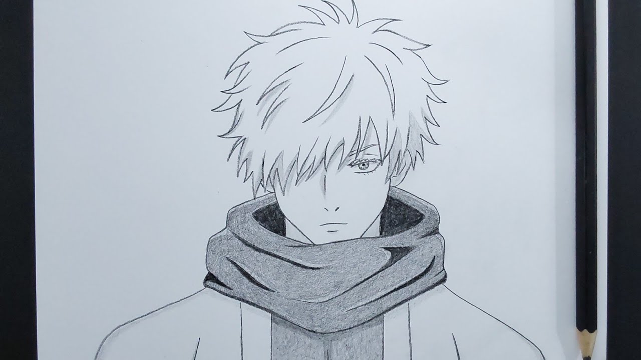 How To Draw Gojo Satoru Step By Step || Jujutsu Kaisen Fanart || Anime ...