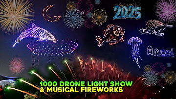 KEREN‼️ 1000 DRONE & KEMBANG API DI ANCOL TAHUN BARU 2025